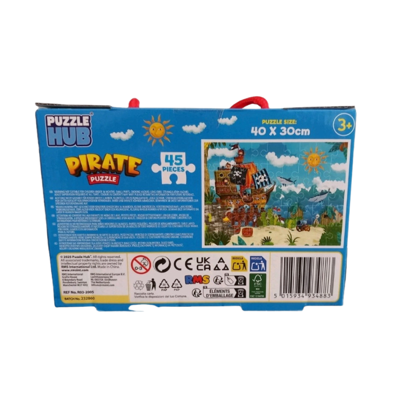 Pirate Jigsaw Puzzle - 45 Piece