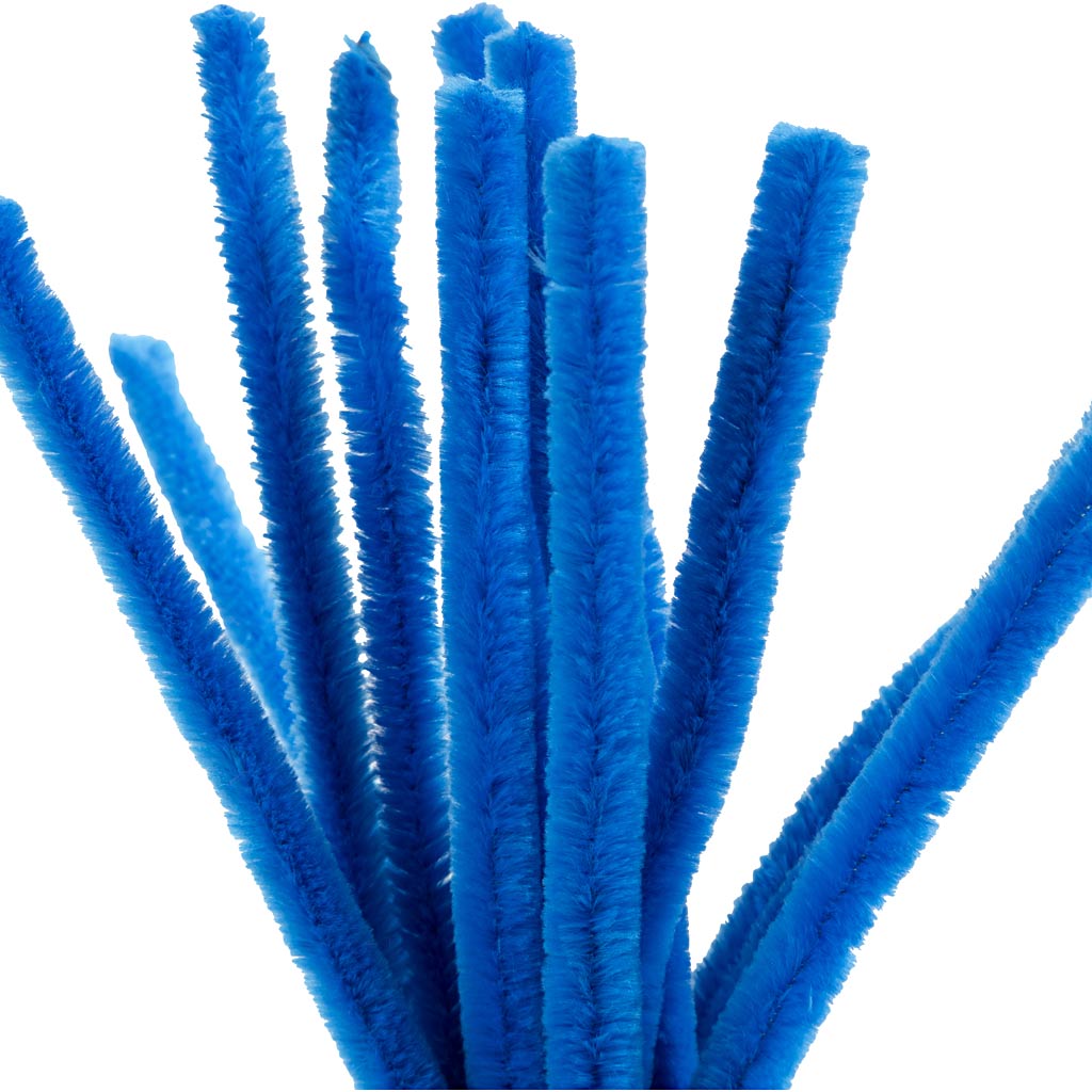 Dark Blue Pipe Cleaners - 15 Pack 30cm x 15mm