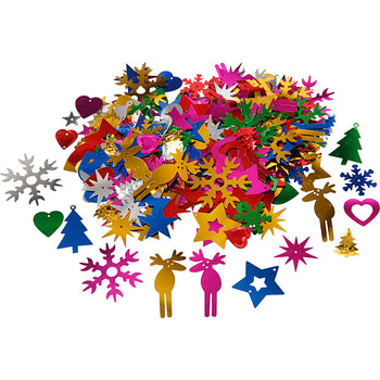 Bold Colours Sequins Pack - 2400g 8-50mm