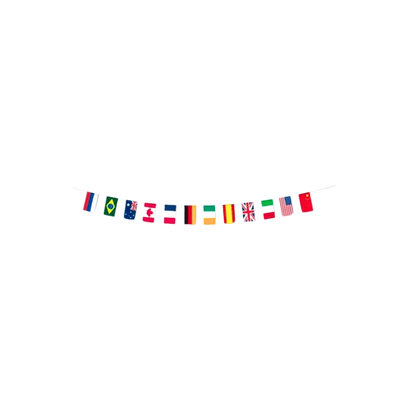 Wholesale 5m Multiple Country Flag Bunting - Made Of Fabric - (Case of 144)