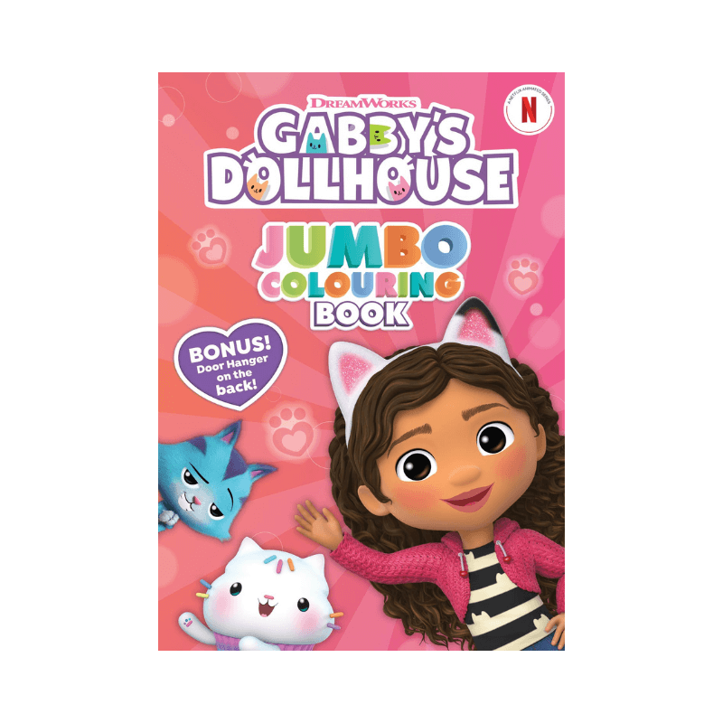 Gabby's Dollhouse Jumbo Colouring Book