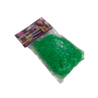 Wholesale 600 Neon Green Loom Bands - (Case of 24)