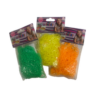 Wholesale 600 Neon Green Loom Bands - (Case of 24)