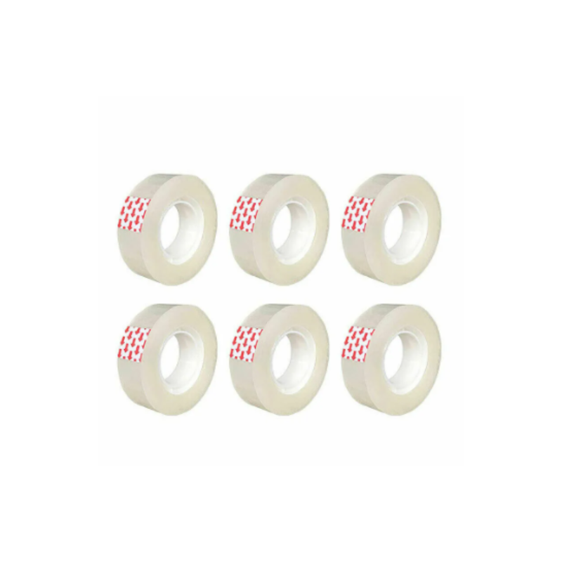 6 Pack Of Clear Mini Cellotape