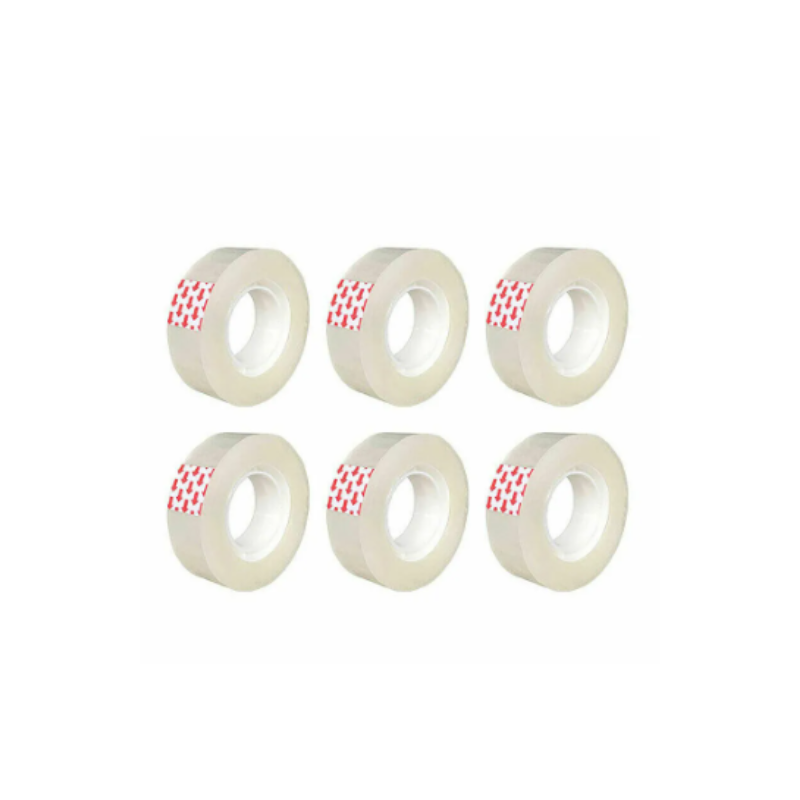 Wholesale 6 Pack Of Clear Mini Cellotape - (Case of 16)
