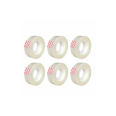Wholesale 6 Pack Of Clear Mini Cellotape - (Case of 16)