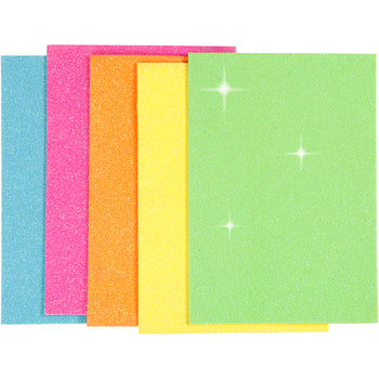 Bright Colours Foam Sheets - 5 Sheet A5