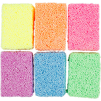 Neon Soft Foam Modelling Clay - 6 Pack