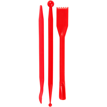 Red Modelling Sticks Clay Tool - 3 Pack