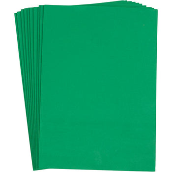 Dark Green Foam Sheets - 10 Sheet A4