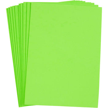 Light Green Foam Sheets - 10 Sheet A4