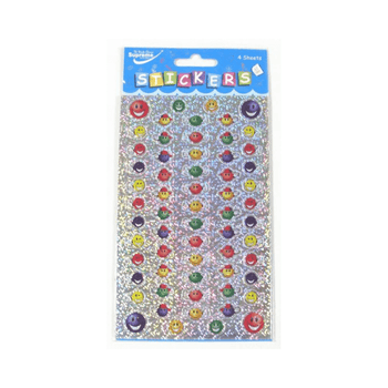 Hologram Smiley Face Thumbs Up Stickers