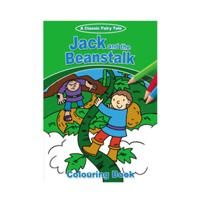Wholesale Jack And The Beanstalk Colouring Book - (Case of 12)