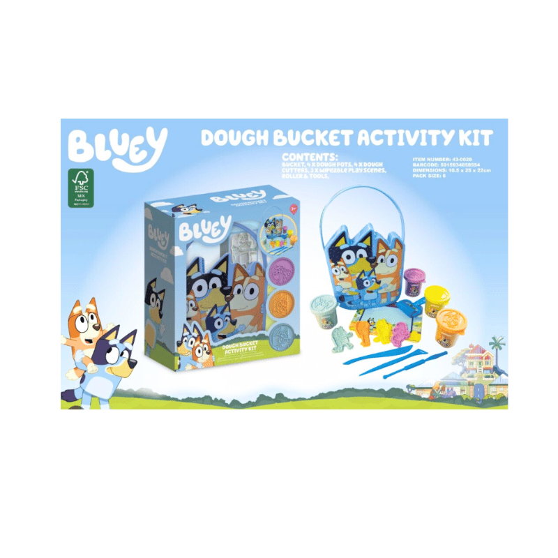 Bluey Dough Bucket Activity Set
