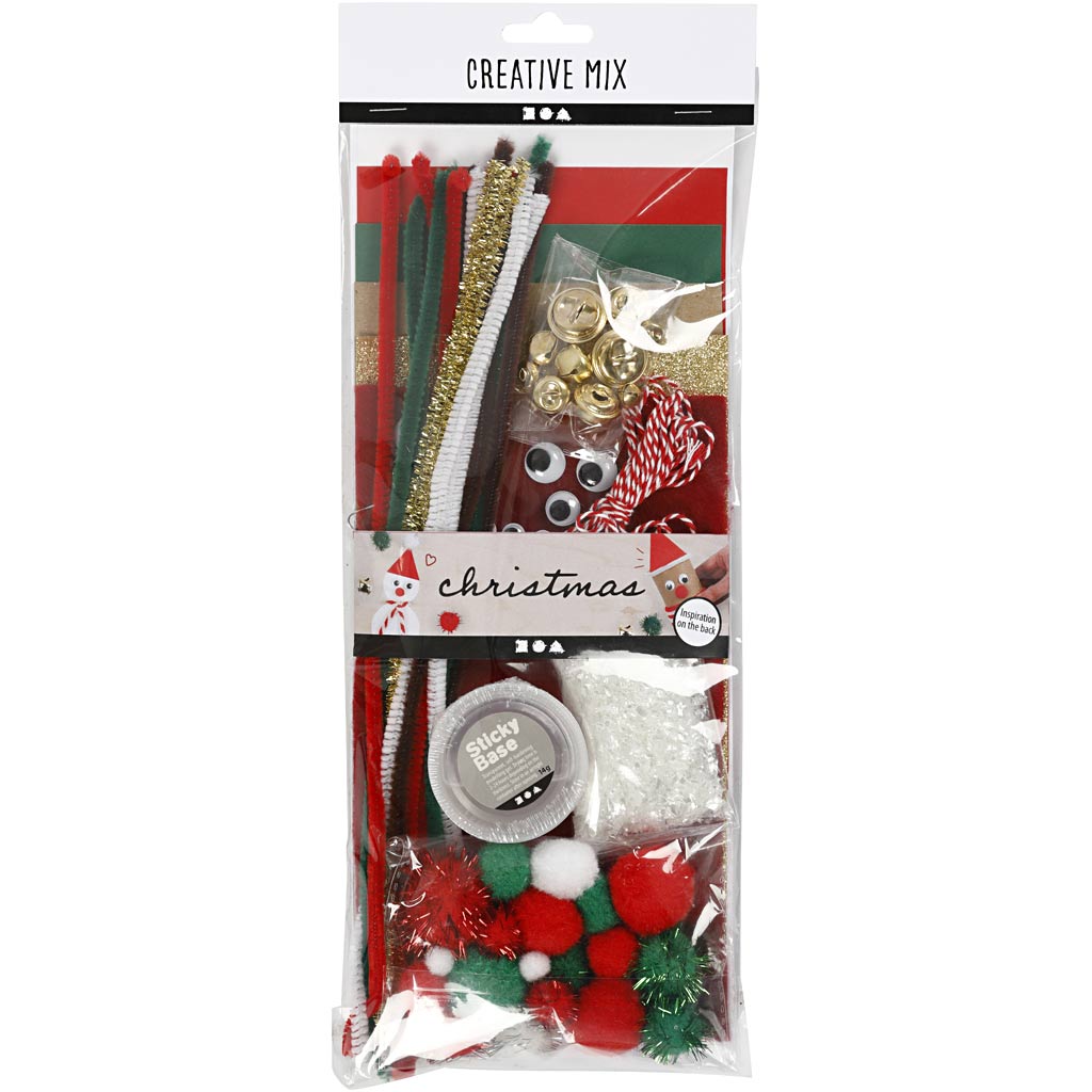 Christmas Themed Crafting Assortment Pack Craft Kit