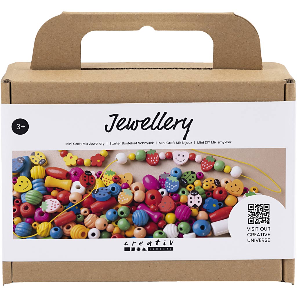 Happy Colours Mini Jewellery Wooden Craft Kit