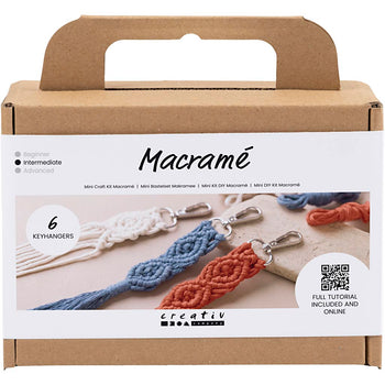 Mini Macramé Key Rings Craft Kit