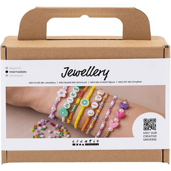 Mini Craft Mix Jewellery With Colourful Bracelets