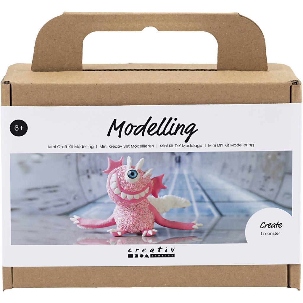 Monster Sally Light Pink Modelling Craft Kit