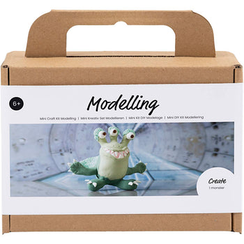 Monster Lulu Light Green Dark Green Modelling Craft Kit