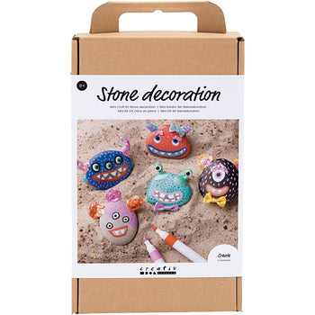 Monster Stone Decoration Craft Kit With Assorted Colours