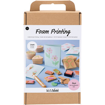 Beige Mid-Green Mint Clear Red Foam Printing Decorated Boxes And Cards Craft Kit