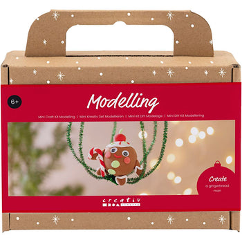Christmas Gingerbread Man Silk Clay Craft Kit