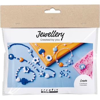 Flower Jewellery Assorted Colours Clay Craft Kit