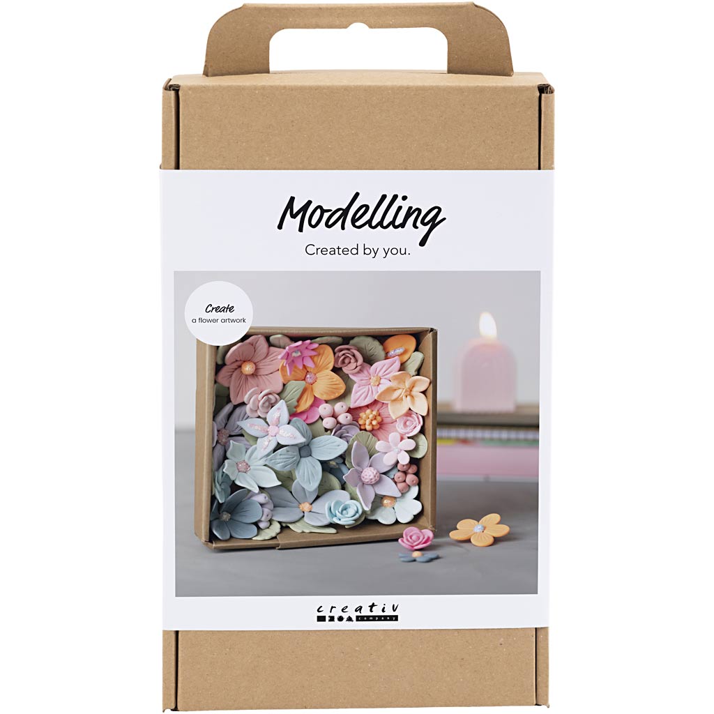 Pastel Colours Flowers Modelling Craft Kit