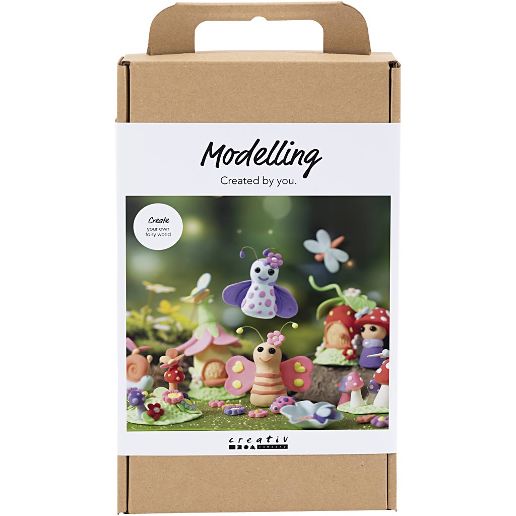 Fairy Modelling Craft Kit With Pastel Colours