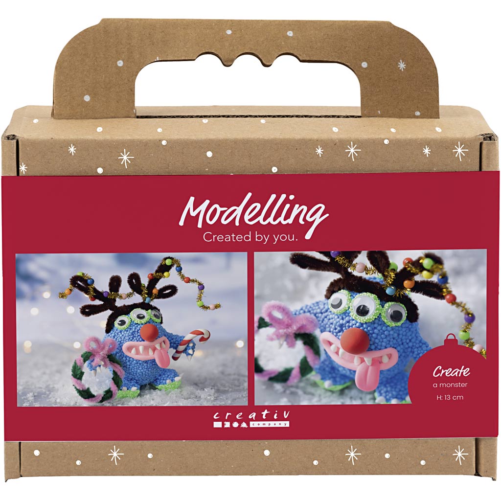 Reindeer Monster Assorted Colours Modelling Clay Craft Kit