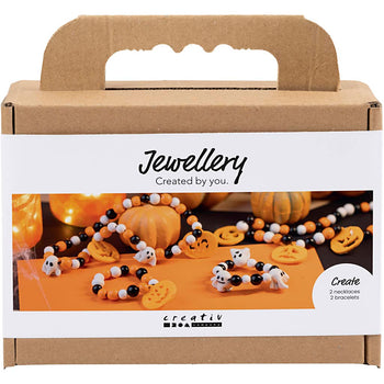 Halloween Jewellery Necklace & Bracelet Craft Kit