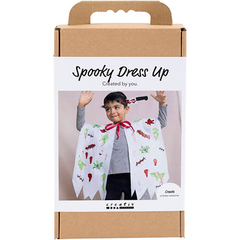 Spooky Costume Cape And Headband Craft Kit With Assorted Colours