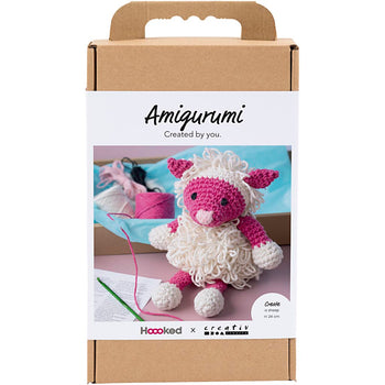Pink Sheep Crochet Craft Kit