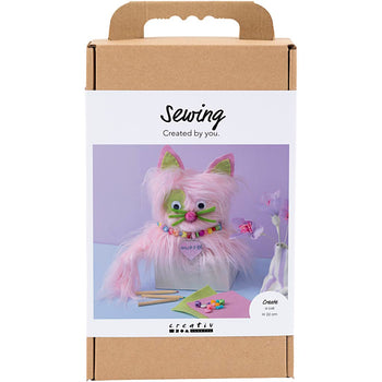 Cat Sewing Craft Kit With Assorted Colours