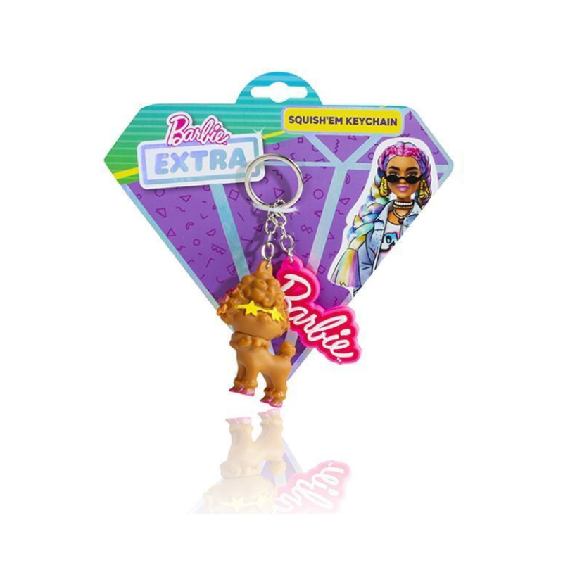 Mattel Barbie Extra Squishy Dog Keyring