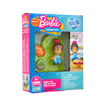 Wholesale Barbie Mega Construx You Can Be Anything - Sushi Chef - (Case of 6)