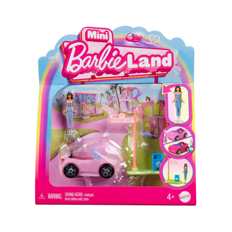 Barbie Mini BarbieLand Doll & Colour Changing Vehicle

