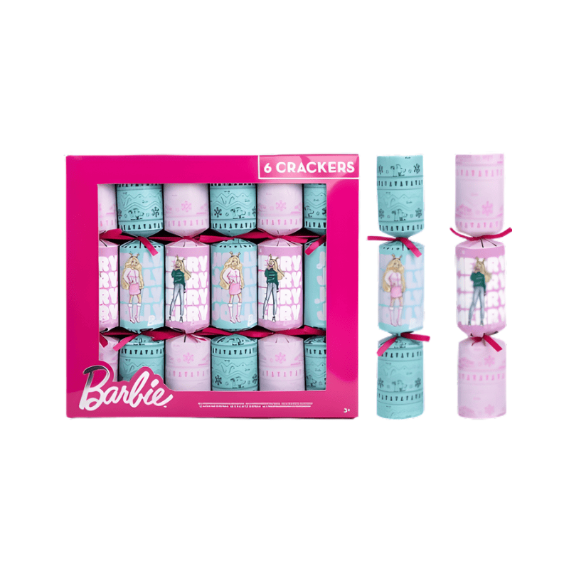 Wholesale Barbie Giant Christmas Crackers - (Case of 6)