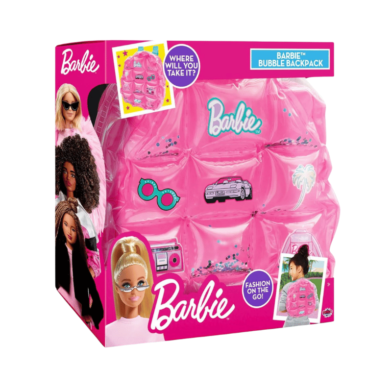 Wholesale Barbie Inflatable Bubble Backpack - (Case of 10)