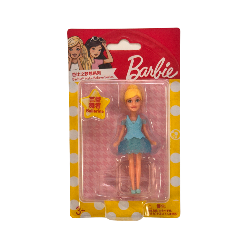 Wholesale Barbie Mini Make Believe Doll - Ballerina Blonde - (Case of 8)