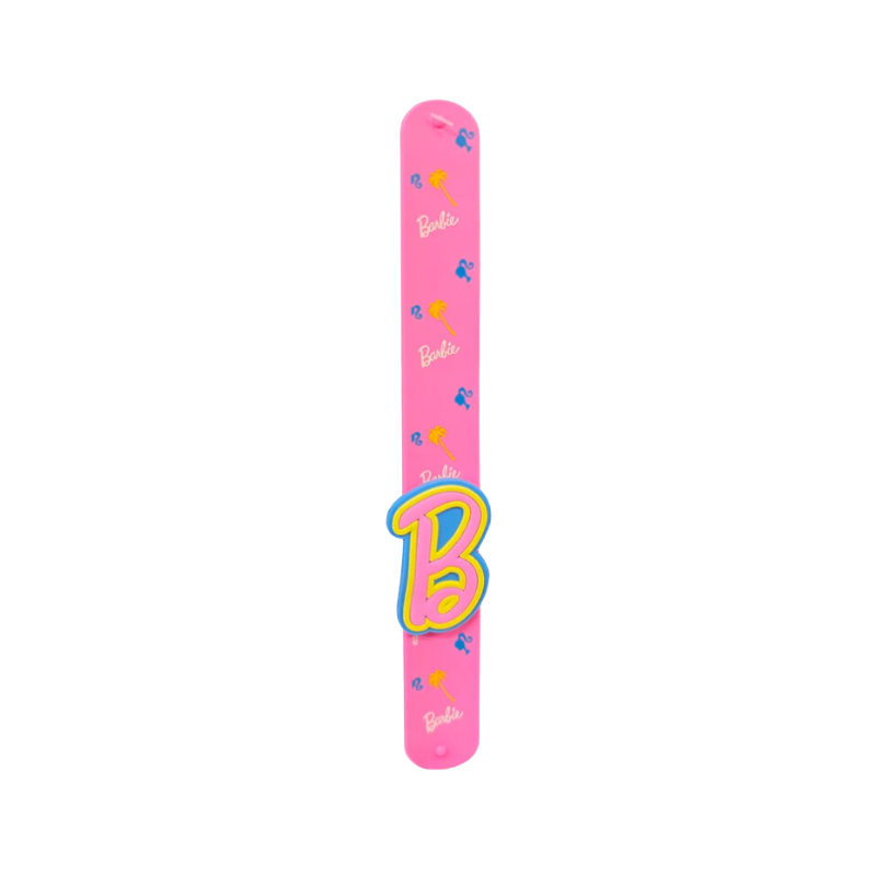 Wholesale Barbie Pink Snap Band - (CDU of 24)