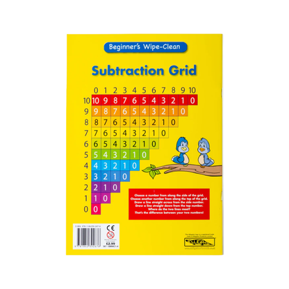 Beginners Wipe Clean Subtraction Book