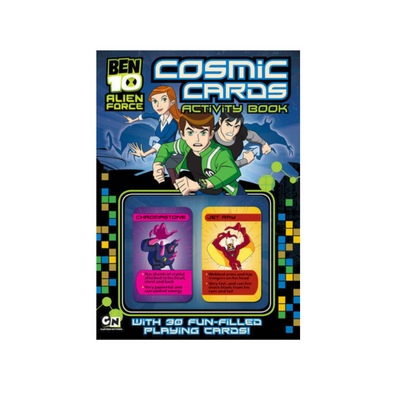 Wholesale Ben 10 Alien Force Cosmic Cards Activity Book - (Case of 16)