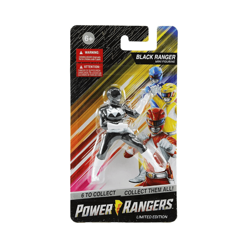 Black Power Rangers Mini Figure