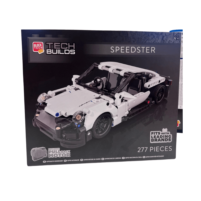 Block Tech - Tech Builds Build Your Own White Speedster Car – PoundFun™