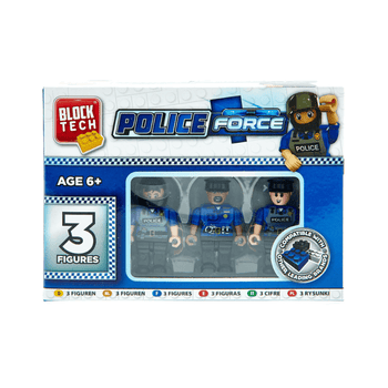 Mini Block Tech Police Force Figures
