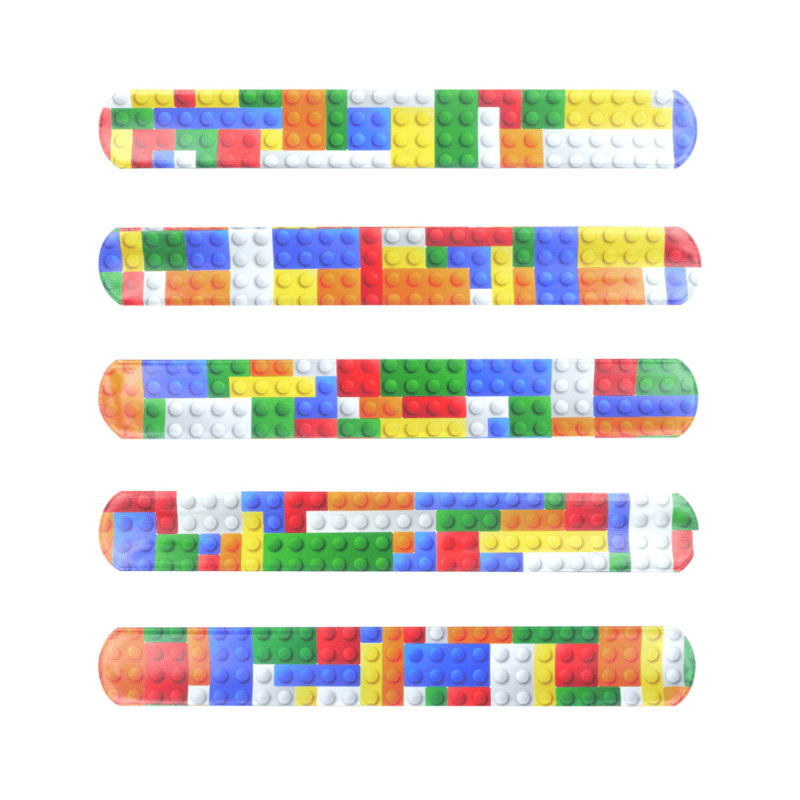Wholesale Building Blocks Snap Bracelet - (Case of 36)