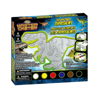 Wholesale Cast & Paint Your Own Dinosaurs (Glow In The Dark) - (Case of 6)
