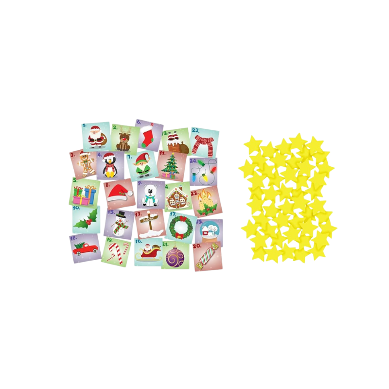 Christmas Bingo Board Game Contents